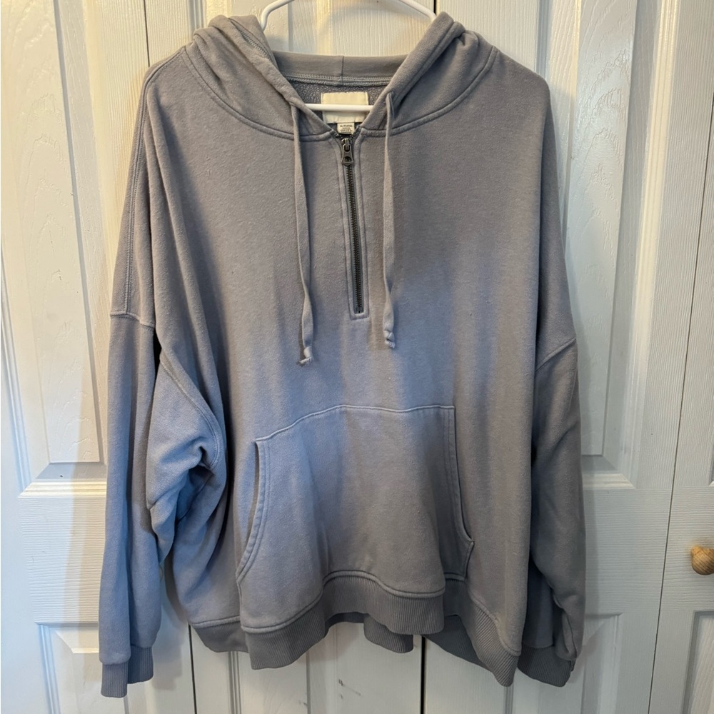 Quarter zip American eagle hoodie